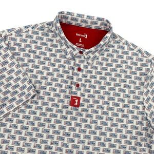Bogey Bros Seinfeld Golf Polo Shirt Mens Large Performance Assman NYC Plate